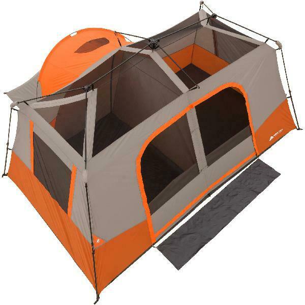 Ozark Trail Instant Cabin Tent Outdoor Camping 11 Person 3 Rooms