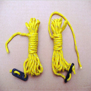Reflective Yellow  Guyline Tent Rope Camping Cord