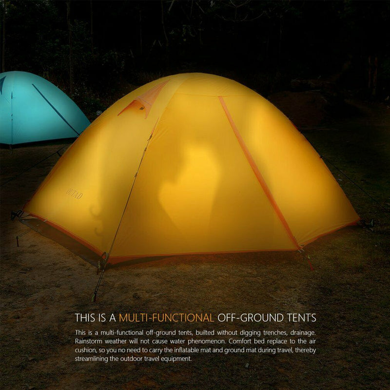 outad zelt Outad Outdoor Waterproof Silicone Ultra-light Double Layer Camping Ten