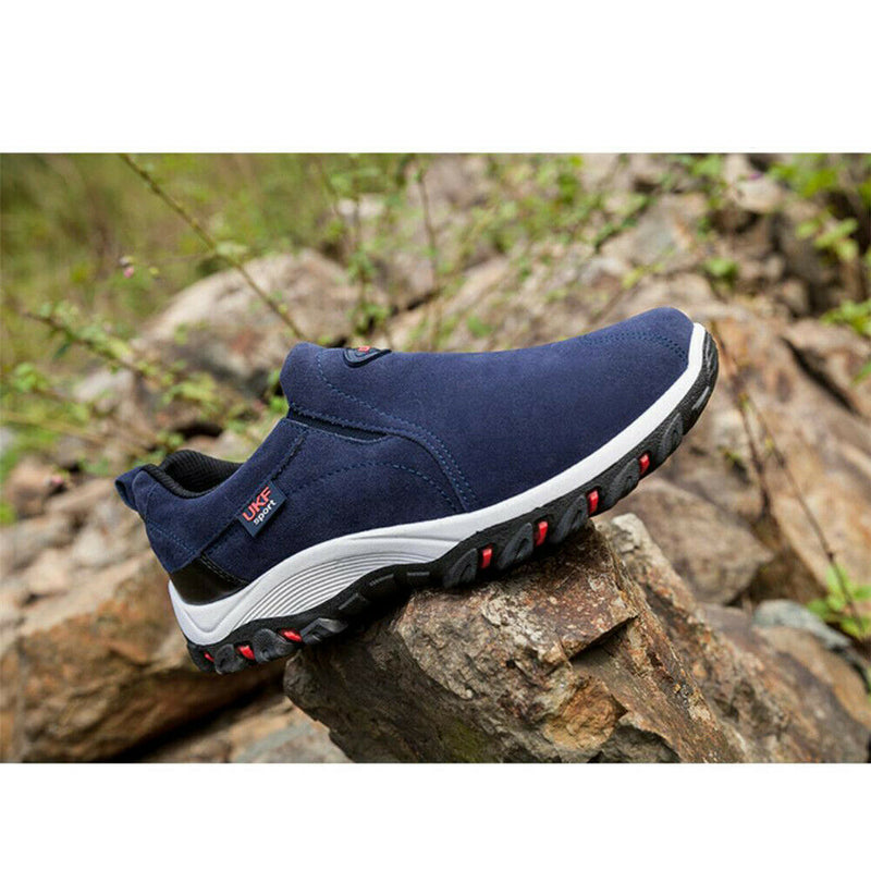Wisstt Mens Slip On Sports Outdoor Sneakers Running Hiking Shoes