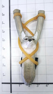 Wolf Wooden Hand Carved Slingshot | Sling Shot