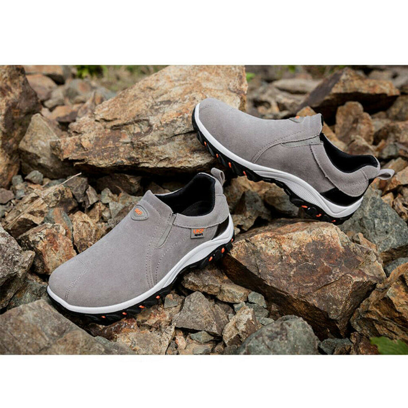 Wisstt Mens Slip On Sports Outdoor Sneakers Running Hiking Shoes
