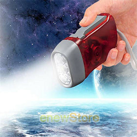 LED Crank Power Wind Up| Emergence Flashlight