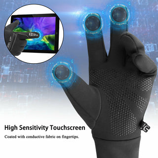 Donwell Winter Thermal Windproof Ski Snow Touch Screen Men Gloves