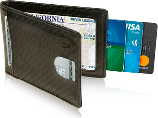 Access Denie Slim Bifold Wallets For Men with Removable Money Clip