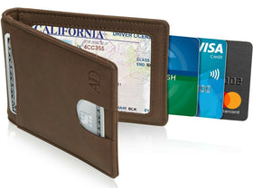 Access Denie Slim Bifold Wallets For Men with Removable Money Clip