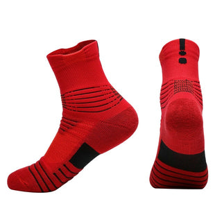 Professional Sports Men Basketball Running Towel Bottom Anti Slip Socks
