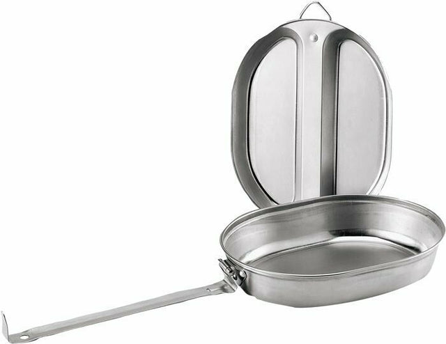 Rothco Mess Kit For Outdoor Travel| Military Cooking Pan