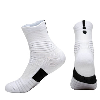 Professional Sports Men Basketball Running Towel Bottom Anti Slip Socks